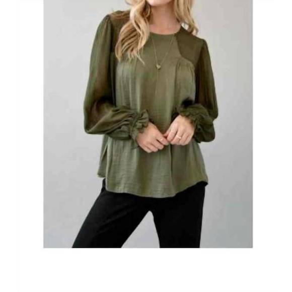Bcfaye Lurex Blouse Olive